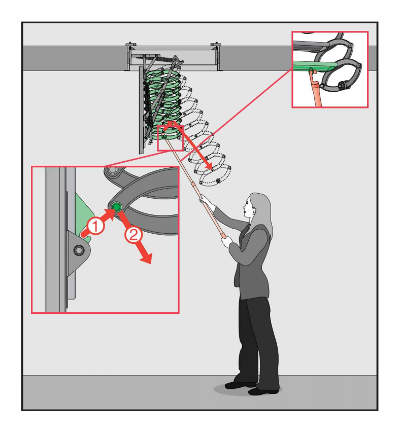 Металлическая огнестойкая лестница LSF 50х70x280-300 FAKRO Металлическая огнестойкая лестница LSF 50х70x280-300 FAKRO
