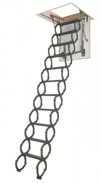 Металлическая термоизоляционная лестница LST-B 70х120x260-280 FAKRO