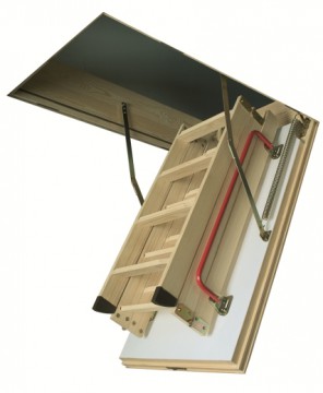 Термоизоляционная складная чердачная лестница LTK 70x120x280 FAKRO