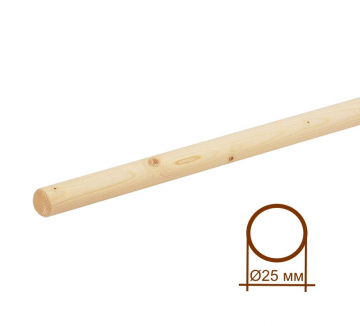 Балясина D25х900 сосна, сорт А