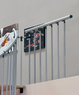 Баллюстрада Minka Spiral Effect, серебро