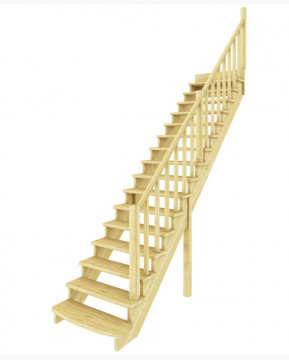 Лестница из сосны К-020у