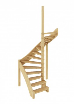 Лестница из сосны ЛС-01м Правая Лестница из сосны ЛС-01м Правая