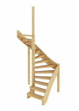 Лестница из сосны ЛС-01м Левая Лестница из сосны ЛС-01м Левая